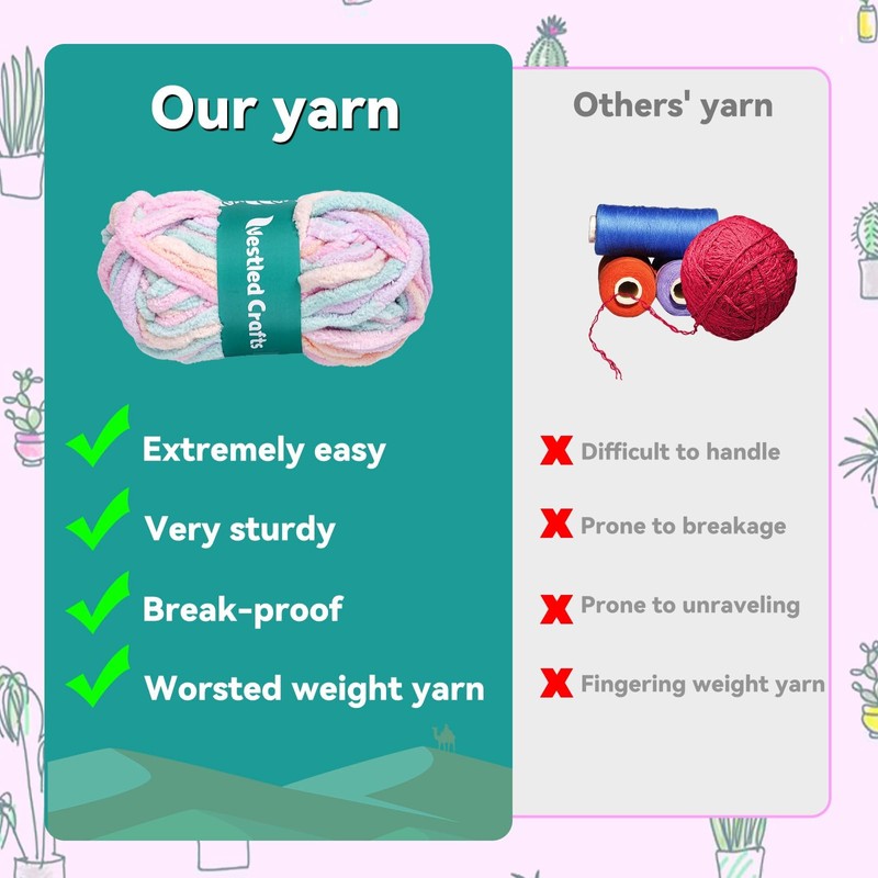 Outbit Crochet set for beginners, complete crochet set with step-by-step