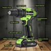 WorkBless WORKBLESS 21V Power Drill Set, Cordless Drill with 2
