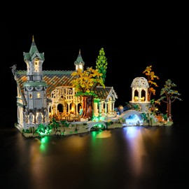 Lightailing Light for 10316 The Lord of The Rings: Rivendell - Led Lighting Kit Compatible with Building Blocks Model - NOT Included The Model Set