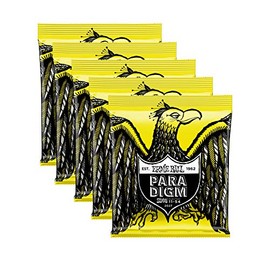 5 PACK Ernie Ball 2027 Paradigm Electric Guitar String Beefy Slinky (11-54)