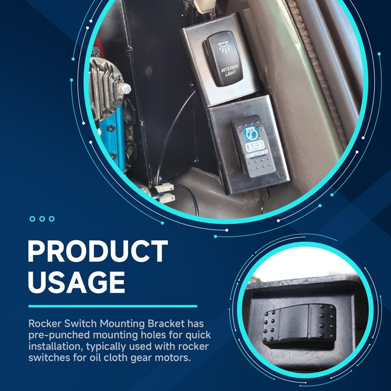 3014188 Rocker Switch Mounting Bracket for Truck, Trailer, Bus Mounting