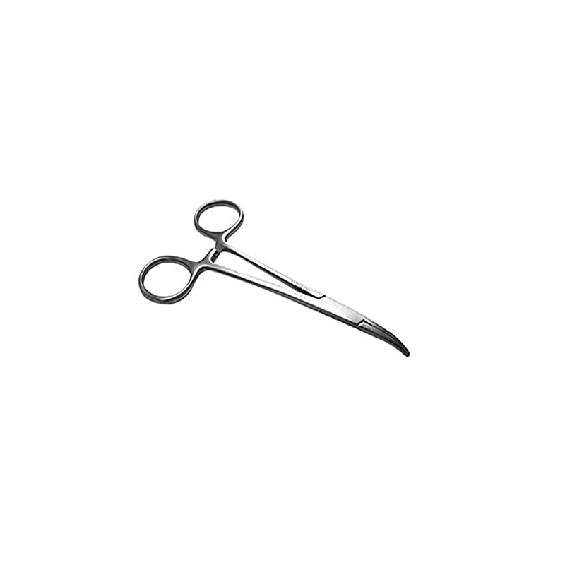HERGOM - Pinza Mosquito Halstead Curva 12cm Acero Inoxidable Hergom