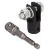 1/2 Inch Car Scissor Jack Adapter, Chrome Vanadium Steel, Socket
