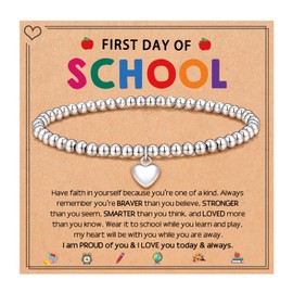 PINKDODO Teen Girls Gifts, Birthday Back to School Christmas for Teenage Teen Girls Granddaughter Daughter Niece, Stainless Steel, Cubic Zirconia