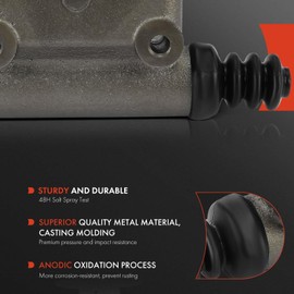 A-Premium Brake Master Cylinder with Reservoir and Cap Compatible with Jeep, AMC, Frazer, Hudson, Kaiser, Nash, Packard Vehicles - CJ3, CJ5, CJ6, Dispatcher