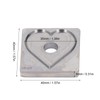 Heart Shape Cutting Die Alloy Steel Clean Cutting Surface Leather