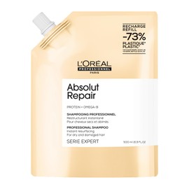 L'Oreal Professionnel Absolut Repair Shampoo Refill | Repara el daño y proporciona brillo | Con quinoa y proteínas 500ml