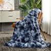 Cozy Bliss Faux Fur Throw Blanket for Couch, Fuzzy Soft