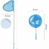 4pcs MAGIKON 8-Inch Diameter Retractable Bug Net,Little Fish Butterfly catching