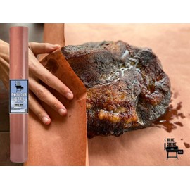 BLUE SMOKE Standard Width Pink Butcher Paper Roll (18 inch x 175 feet), Unwaxed, Uncoated, Food Grade Kraft Paper Roll, for smoking meat, Peach butcher paper, wrapping paper, BBQ paper