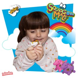 Squidgeemals Unicorn by Deluxebase. Super stretchy and squishy unicorn toy with gel beads. Great squishy toy for adults and children