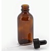 Vivaplex 12, Amber, 2 oz Glass Bottles, With Glass Eye