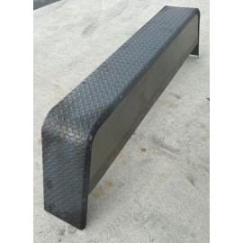 Guardabarros de remolque de acero 14Ga placa de banda de rodadura tándem, rueda trasera 16Ga 15-16" 10x772x19