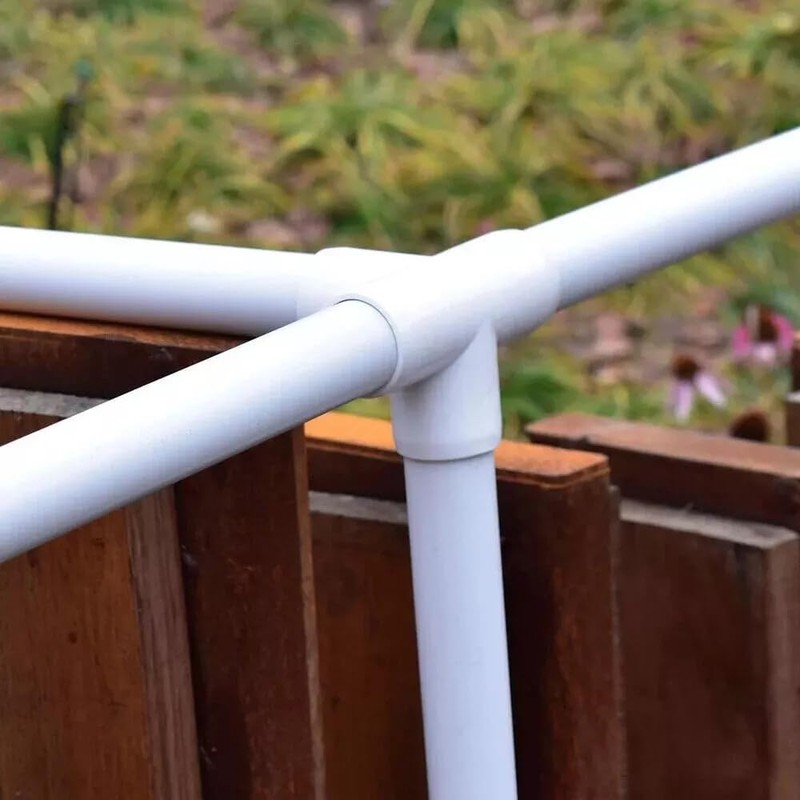 4pcs 1/2" 3/4" 1" 1.2" 1.5" PVC 3/4/5/6-Way Elbow Connector