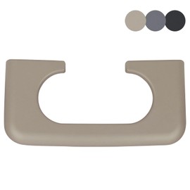Center Console Cup Holder Replacement Pad Compatible with 1999-2010 Ford F250 F350 F450 Truck Accessories Cupholder Armrest Cover Trim (Tan/Beige)