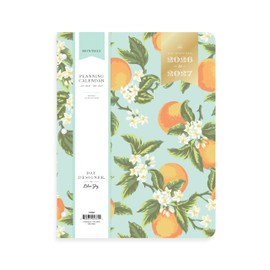 Blue Sky Day Designer 24 Month 2026 Monthly Planner Calendar, January 2026 - December 2027, 8.5" x 11", Flexible Cover, Stapled Binding, Orange Blossom Mint