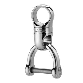 TISUR Titanium Key Ring, Stylish, Car Smart Key, 360° Rotating Connector, Hobby, DIY Material, gray