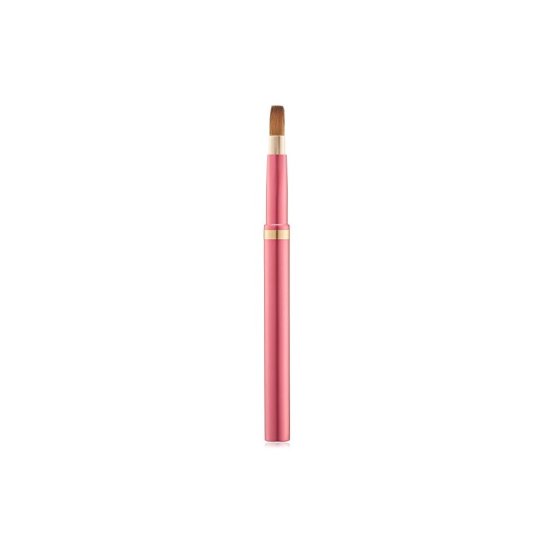 Kumano, Hiroshima Prefecture, Auto Lip Brush, Flat Type (Pink) Kolinsky