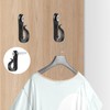 30 Pack Screw Hooks Q-Hanger Screw in Hooks with Safety