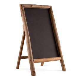 Weddingstar Self Standing Chalkboard Sign with Rustic Wood Frame