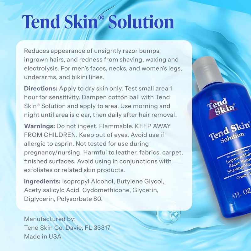 Tend Skin Care Solution for Ingrown Hairs & Razor Bumps,