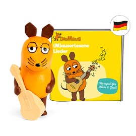 tonies Audio Figurines for Toniebox: Mouse (M) exquisite songs – 17 children's songs figure – approx. 40 minutes. From 3 years – German.