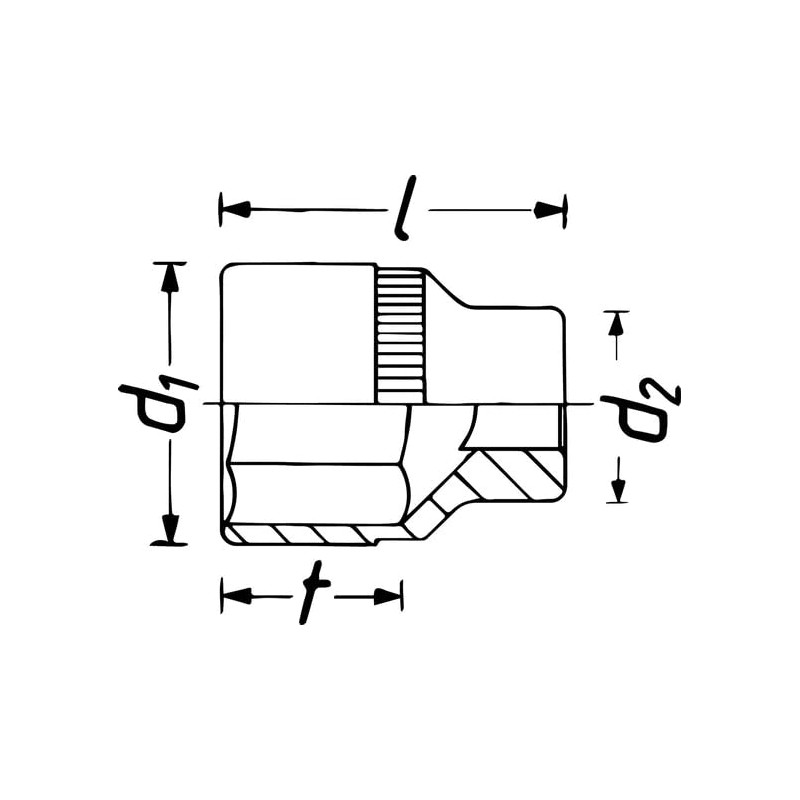 HAZET 900-10 Hex Socket