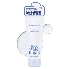 The Face Shop Rice Water Bright Mildly Acidic Gel Cleanser, 1 pack, 150ml / 더페이스샵 미감수 브라이트 약산성 젤 클렌저, 1개, 150ml