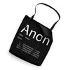 Anon Definition Anonymous Group Hacking Gear For Anons Tote Bag