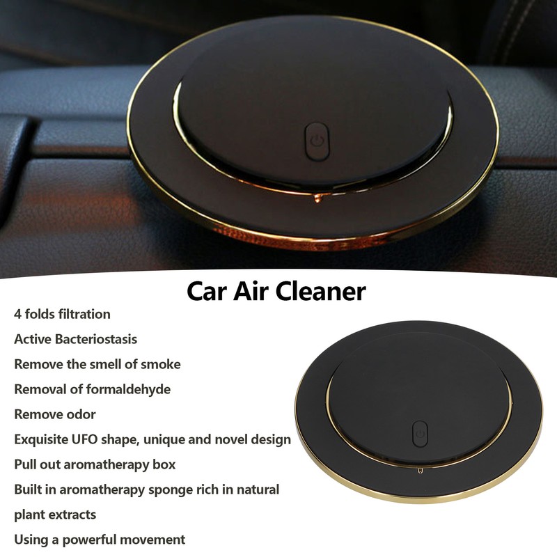 Car Air Purifiers Portable USB Black Negative Ion Electronic Car