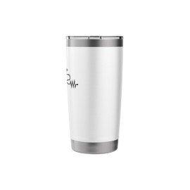 Funny Baking Heartbeat Baker Breadmaker Bread EKG Outfit Stainless Steel Insulated Tumbler