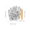 Gatuida 1 Set Reflexology Massage Gloves with Acupoint Tools Lightweight