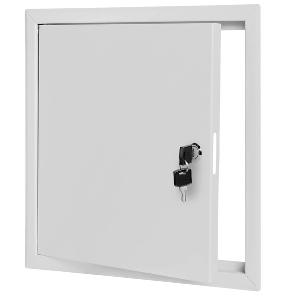 Premier Access Panel 14 x 14 Metal Access Door for Drywall 3000 Series Access Panel for Wall and Ceiling Electrical and Plumbing (Keyed Cylinder Latch)
