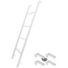 RV Bunk Bed White Ladder 50''/55''/60''/66''/72'', Heavy Duty Metal Adjustable