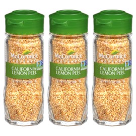 McCormick Gourmet California Lemon Peel, 1.5 oz (Pack of 3)