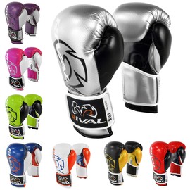 RIVAL Boxing RB7 Fitness Plus Bag Gloves - 10 oz. - Silver/Black
