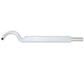 Alloy + Brass Wood Turning Tool,Wood Hollowing Turning Tool Holder Rotating Chisel Woodworking Lathe Hand Tool (Large Bending Wood Turning Tool(Without Handle))