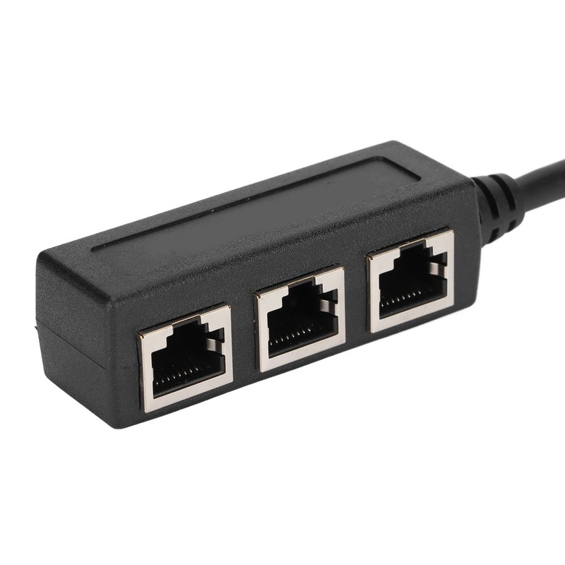 RJ45 Ethernet Adapter Cable Extension Function 1 to 3 Port