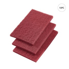 Amacoam Scouring Pad Nylon Carborundum Scouring Cloth Scratch-Free Cleaning Cloth Durable Heavy Duty Scour Pad All-Purpose Scrub Sponge Scouring Pad Scratch Pot Scrubber Pads Cleaning Sponge Pack of