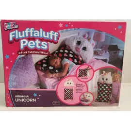 happy nappers NEW KIDS HAPPY NAPPERS FLUFFALUFF PETS ARIANNA UNICORN 3FT PILLOW