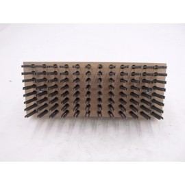 Disco DL405900 Flat Steel Wire Block Brush 8 x 12 Rows