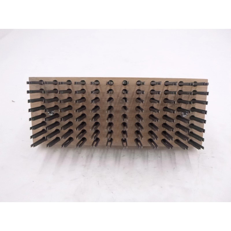 Disco DL405900 Flat Steel Wire Block Brush 8 x 12