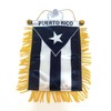 Puerto Rico flags Black hanging home & auto Decoration accessories