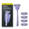 Wilkinson Sword Intuition Quattro Sensitive Skin Women's Razor Starter Pack