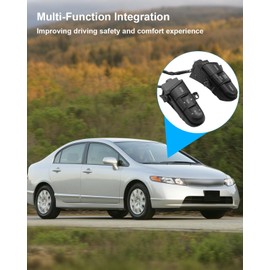 Steering Wheel Cruise Control Switch Fit for Honda Civic 2006-2008 Replace 36770-SVA-A41 36770-SNA-A12 Yellow Backlight