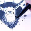 Pentel Pocket Brush Pen Brush Pigment Refillable Black Ink 1