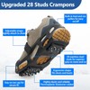 Ice Cleats for Shoes and Boots - 28 Studs Traction