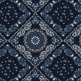 Windham Fabrics 108 Inch Wide Quilt Backing Bandana Navy