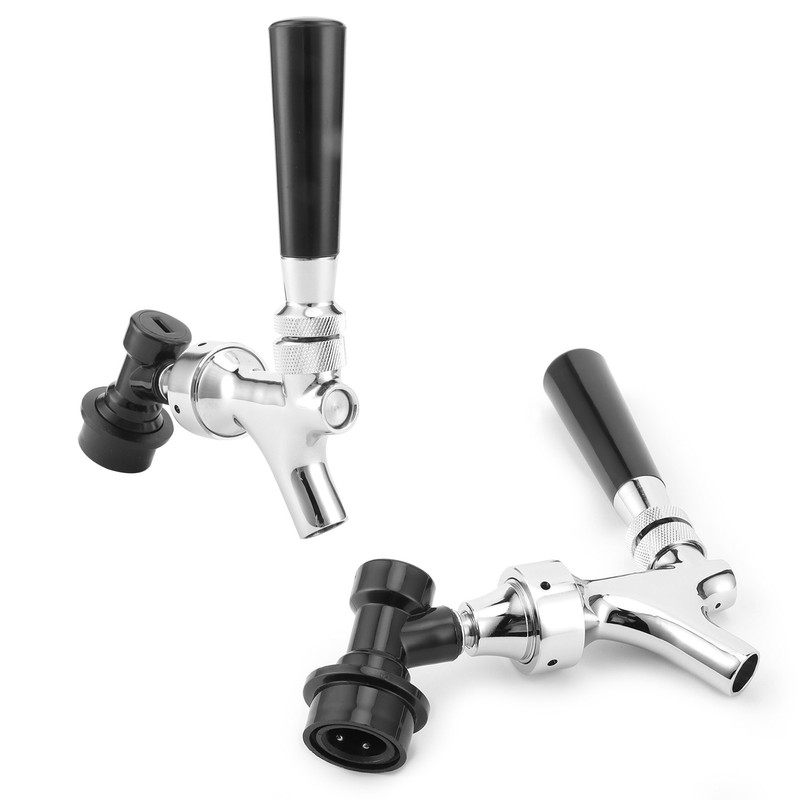 Stainless Steel Beer Keg Tap Faucet with Ball Lock Disconnect
