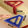 Carpenter Square - Woodworking Square Protractor Aluminum Miter Triangle 3D
